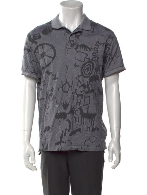 Vivienne Westwood Printed Collar Polo Shirt