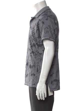 Vivienne Westwood Printed Collar Polo Shirt