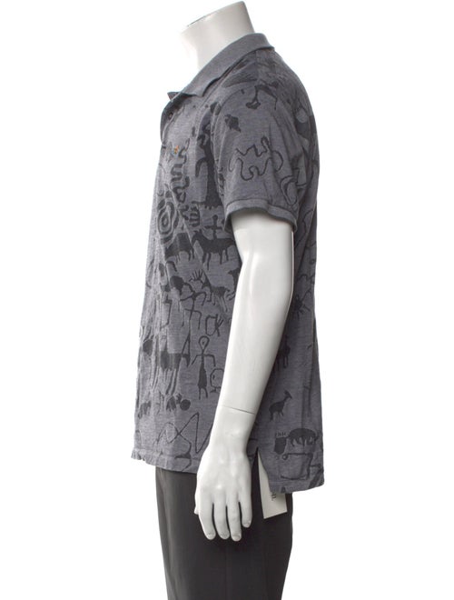 Vivienne Westwood Printed Collar Polo Shirt