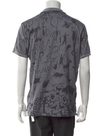 Vivienne Westwood Printed Collar Polo Shirt