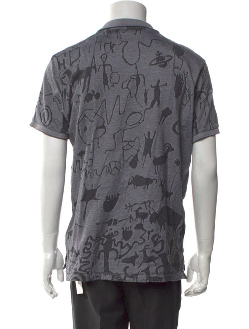 Vivienne Westwood Printed Collar Polo Shirt