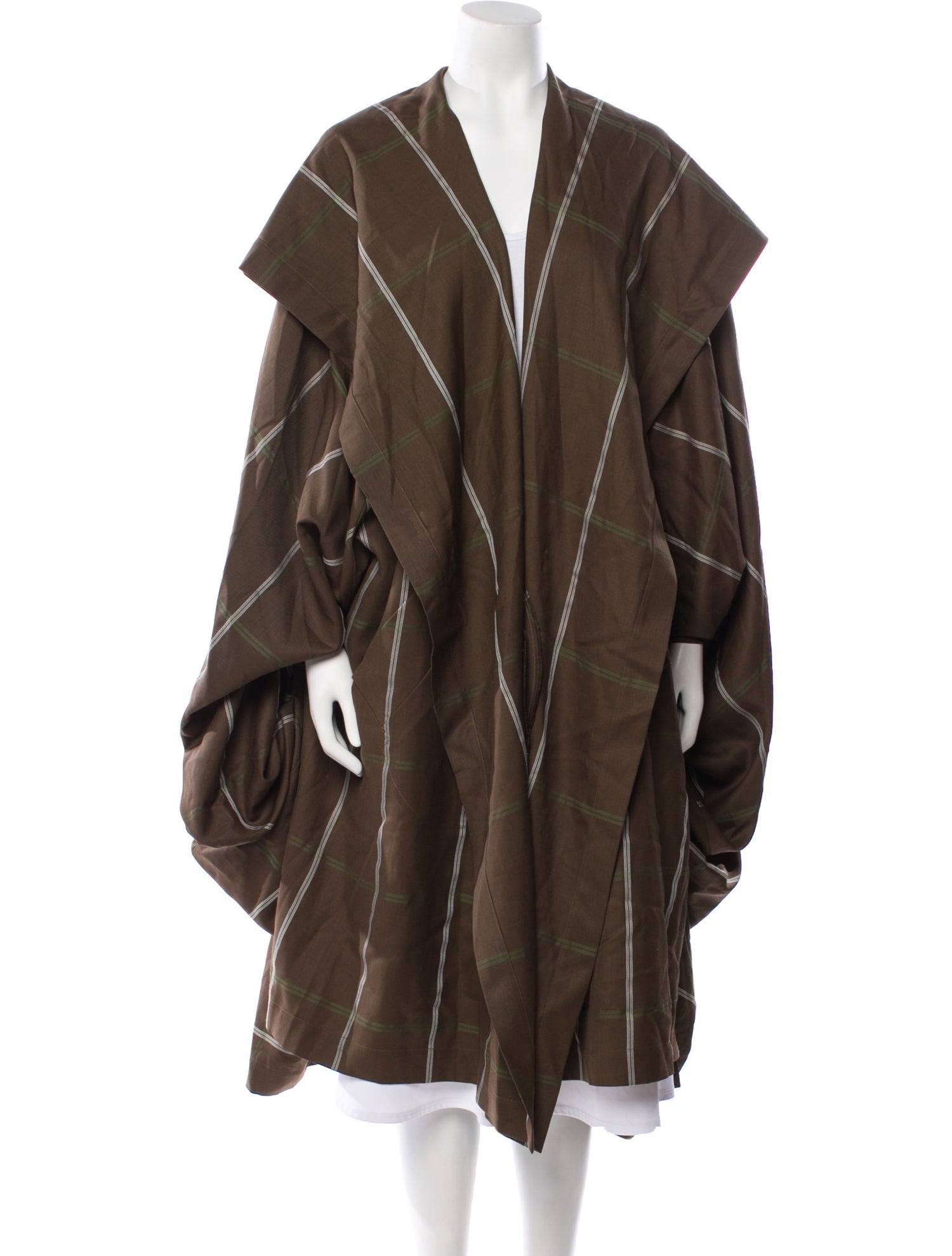 Vivienne Westwood Virgin Wool Striped Coat w/ Tags