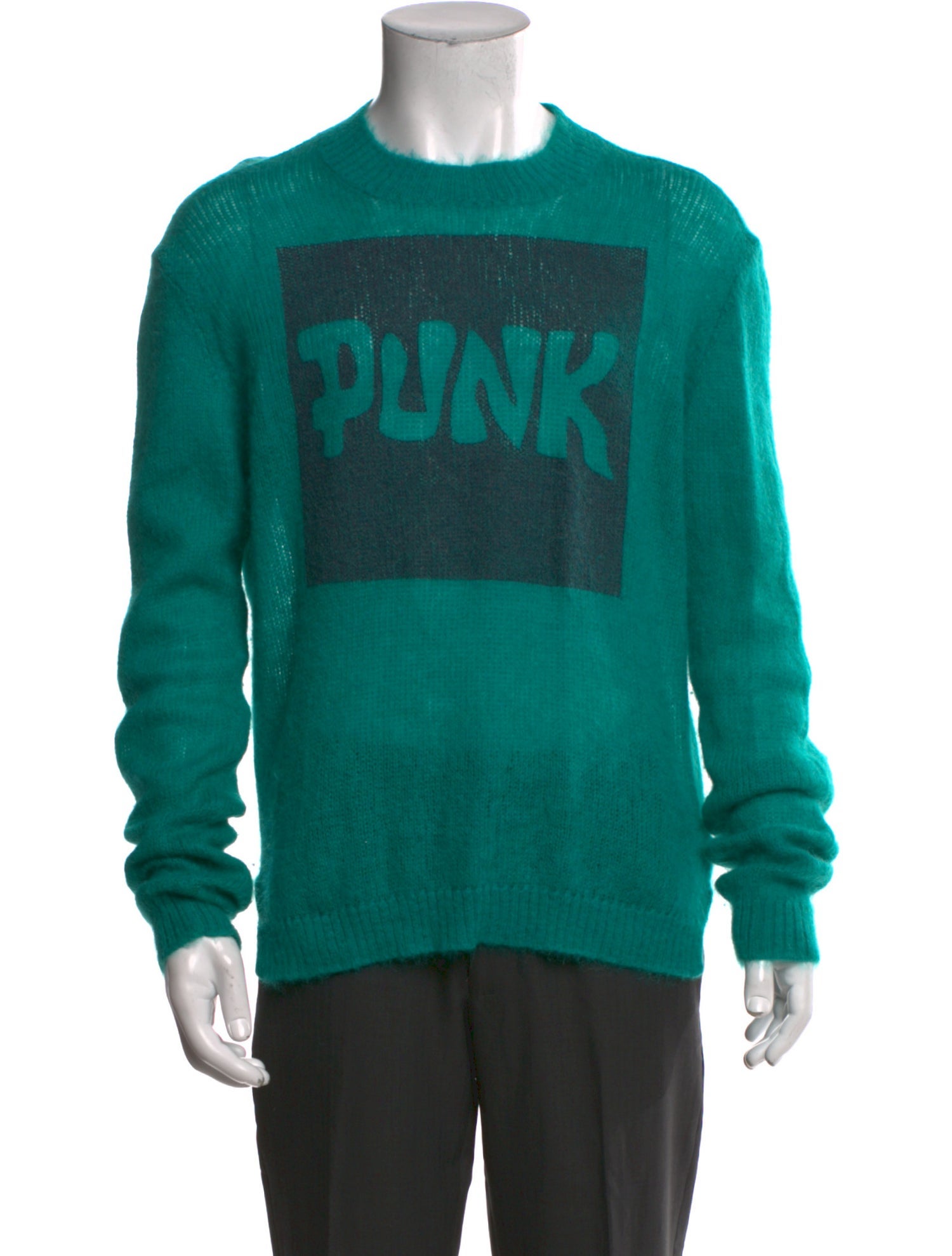 Andreas Kronthaler for vivienne westwood Kid Mohair Graphic Print Pullover