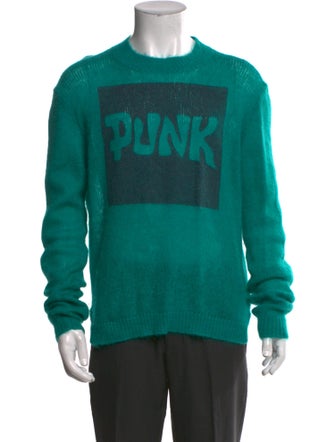 Andreas Kronthaler for vivienne westwood Kid Mohair Graphic Print Pullover