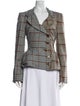 Vivienne Westwood Plaid Print Blazer
