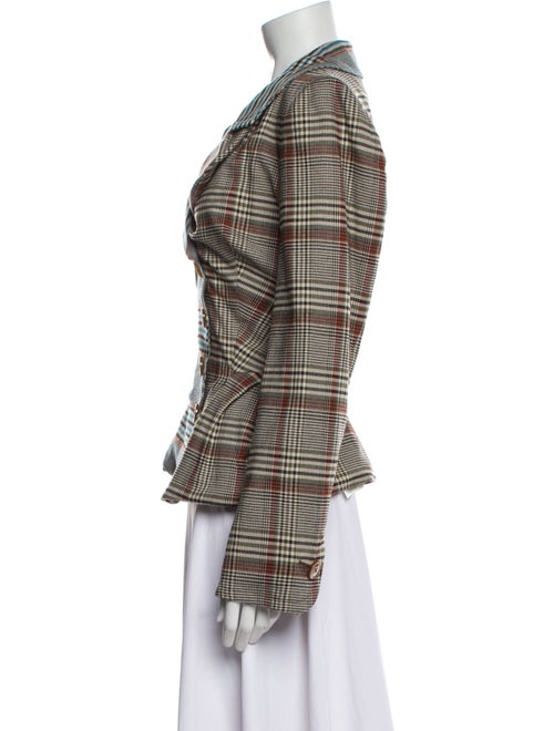 Vivienne Westwood Plaid Print Blazer