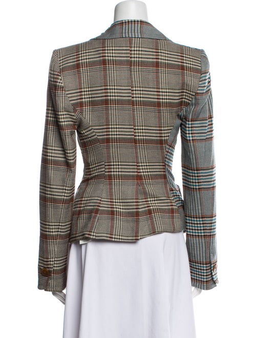 Vivienne Westwood Plaid Print Blazer