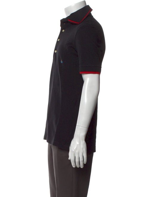 Vivienne Westwood V-Neck Short Sleeve Polo Shirt