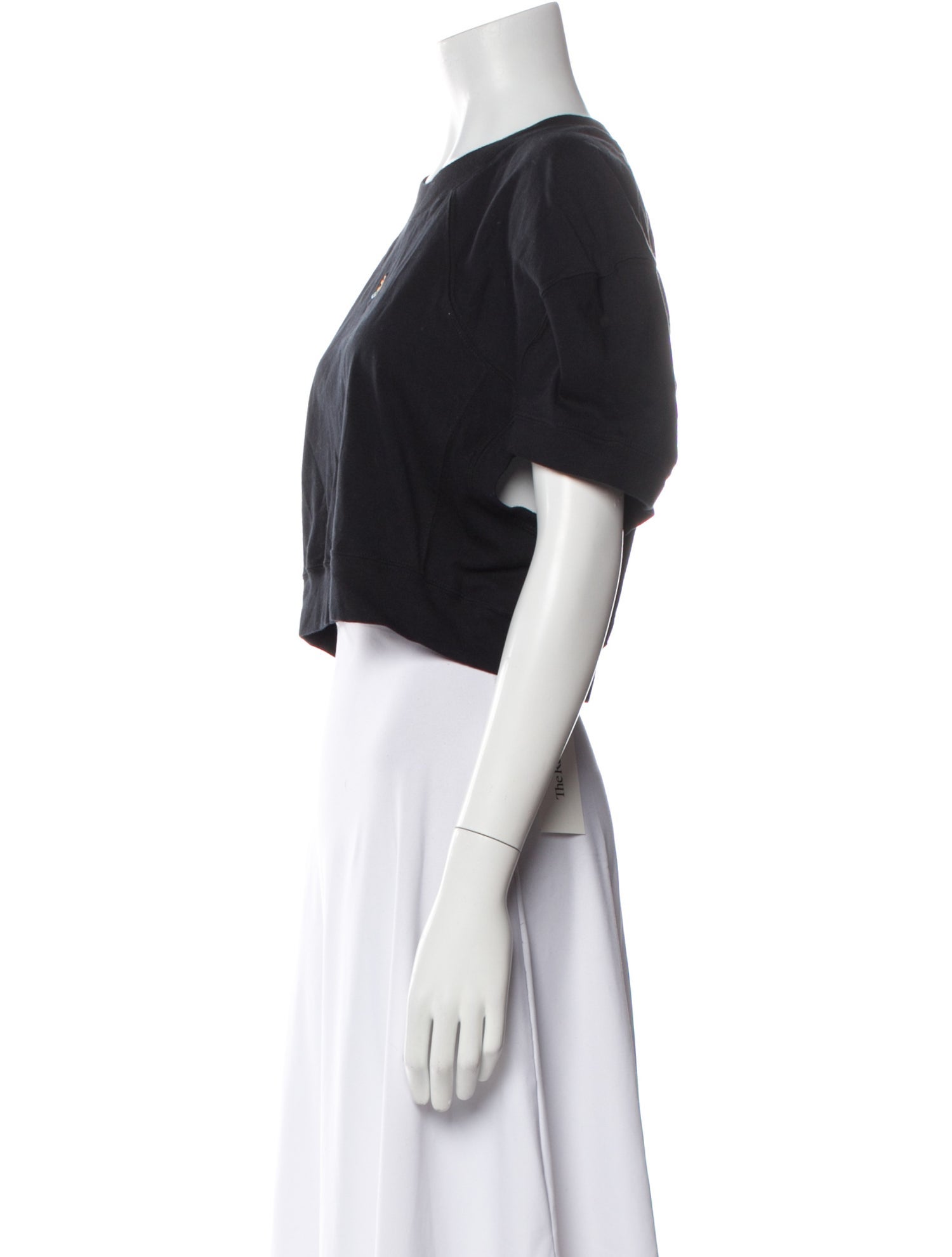 Vivienne Westwood Crew Neck Short Sleeve Crop Top