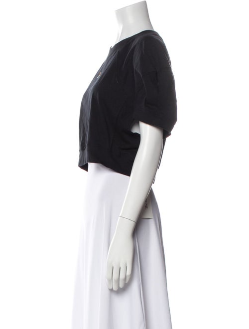 Vivienne Westwood Crew Neck Short Sleeve Crop Top