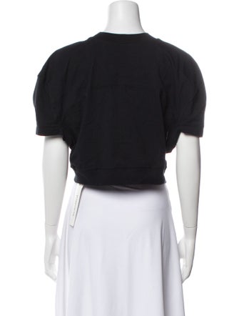 Vivienne Westwood Crew Neck Short Sleeve Crop Top