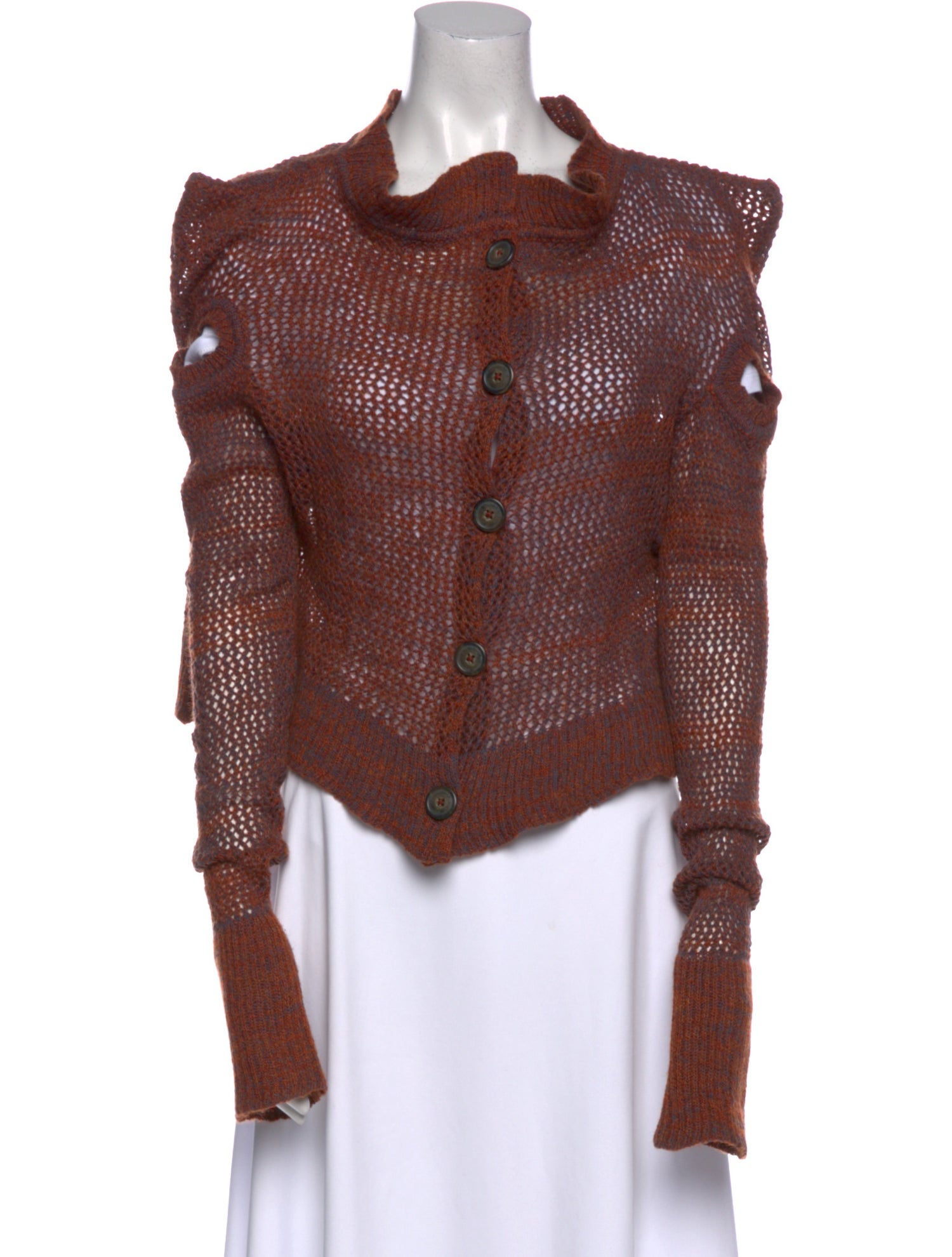 Vivienne Westwood Anglomania Virgin Wool Crew Neck Sweater