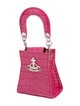 Vivienne Westwood Embossed Leather Top Handle Bag