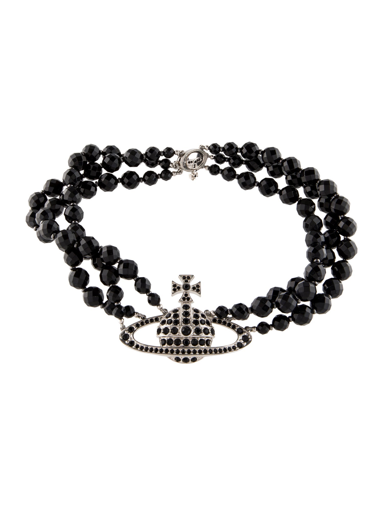 Vivienne Westwood 'Messaline' 3 Row Choker Necklace