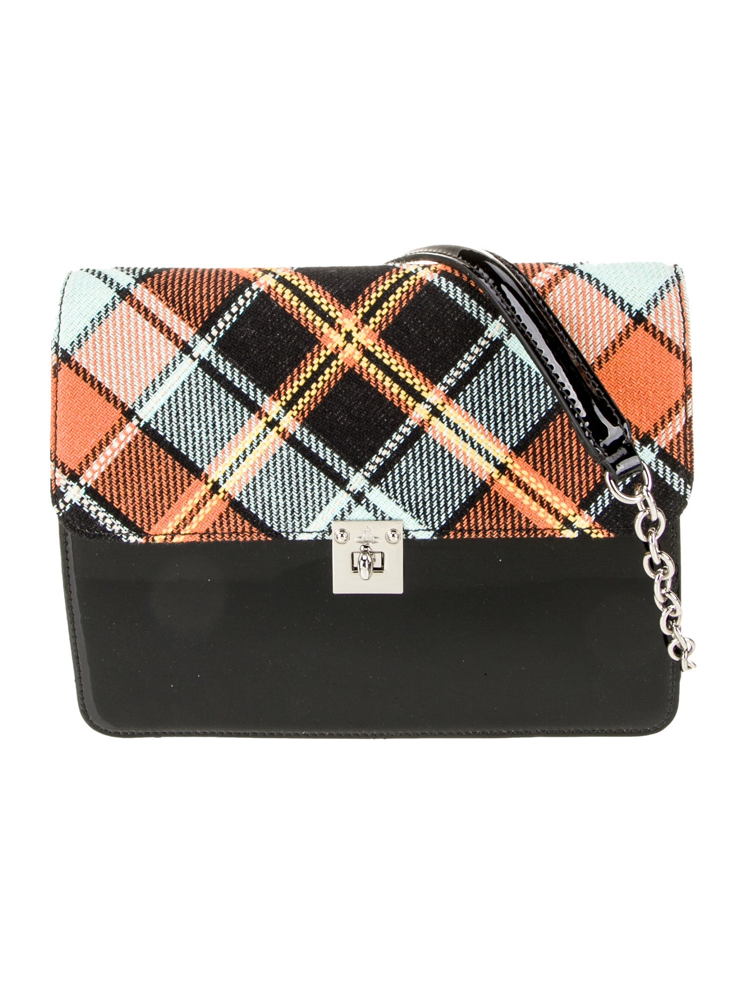 Vivienne Westwood Patent Leather Shoulder Bag