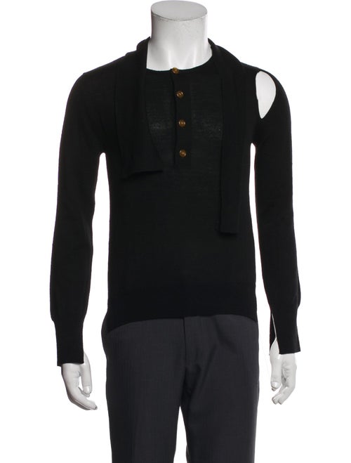 Vivienne Westwood Wool Crew Neck Polo Sweater