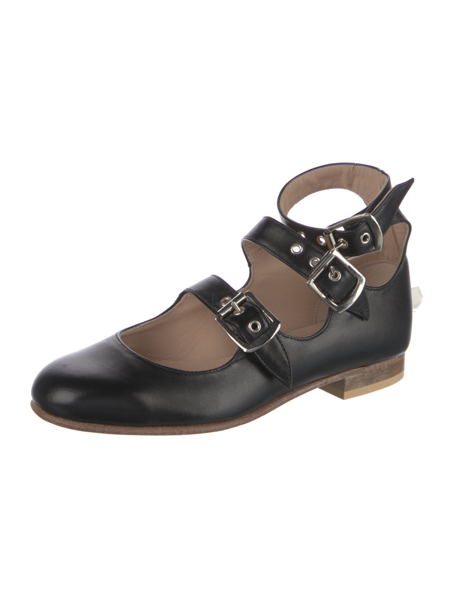 Vivienne Westwood Leather Mary Jane Flats