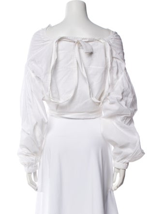 Vivienne Westwood Off-The-Shoulder Long Sleeve Blouse