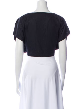 Vivienne Westwood V-Neck Short Sleeve Crop Top