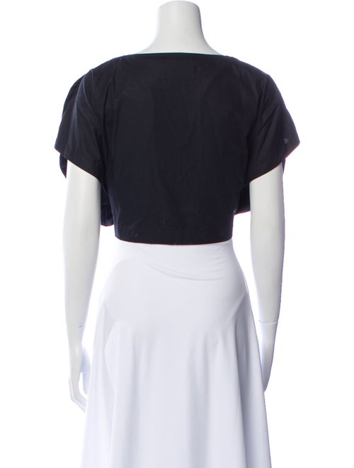 Vivienne Westwood V-Neck Short Sleeve Crop Top