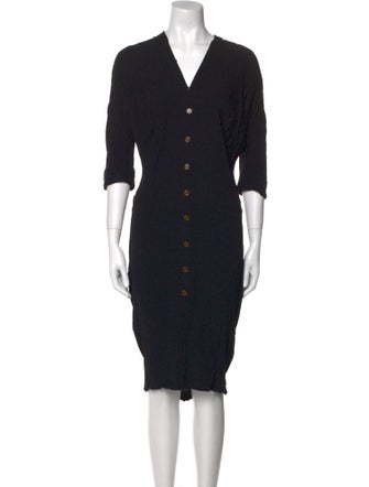 Vivienne Westwood V-Neck Midi Length Dress