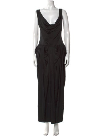 Vivienne Westwood Cowl Neck Long Dress