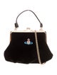 Vivienne Westwood Velvet Top Handle Bag