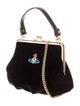 Vivienne Westwood Velvet Top Handle Bag