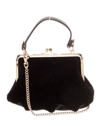 Vivienne Westwood Velvet Top Handle Bag