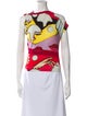 Vivienne Westwood Printed Bateau Neckline Top