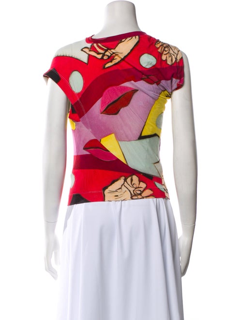 Vivienne Westwood Printed Bateau Neckline Top