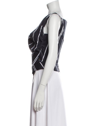 Vivienne Westwood Printed V-Neck Crop Top