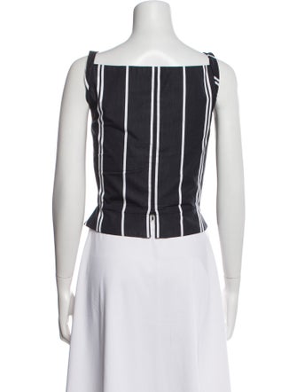 Vivienne Westwood Printed V-Neck Crop Top