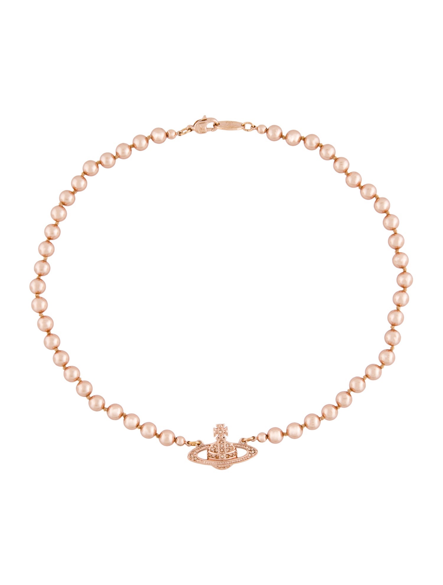Vivienne Westwood Mini Bas Relief Pearl Choker