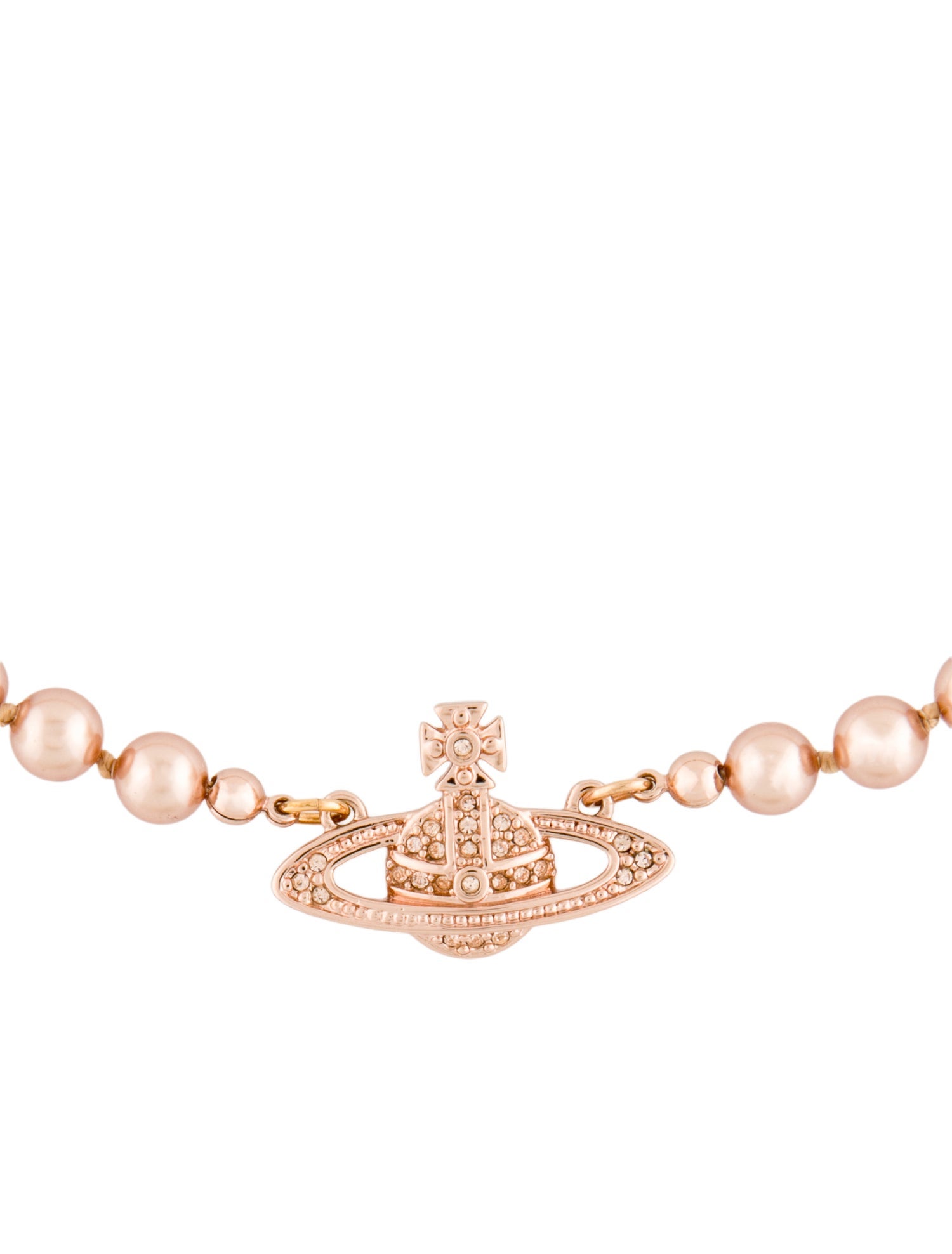 Vivienne Westwood Mini Bas Relief Pearl Choker