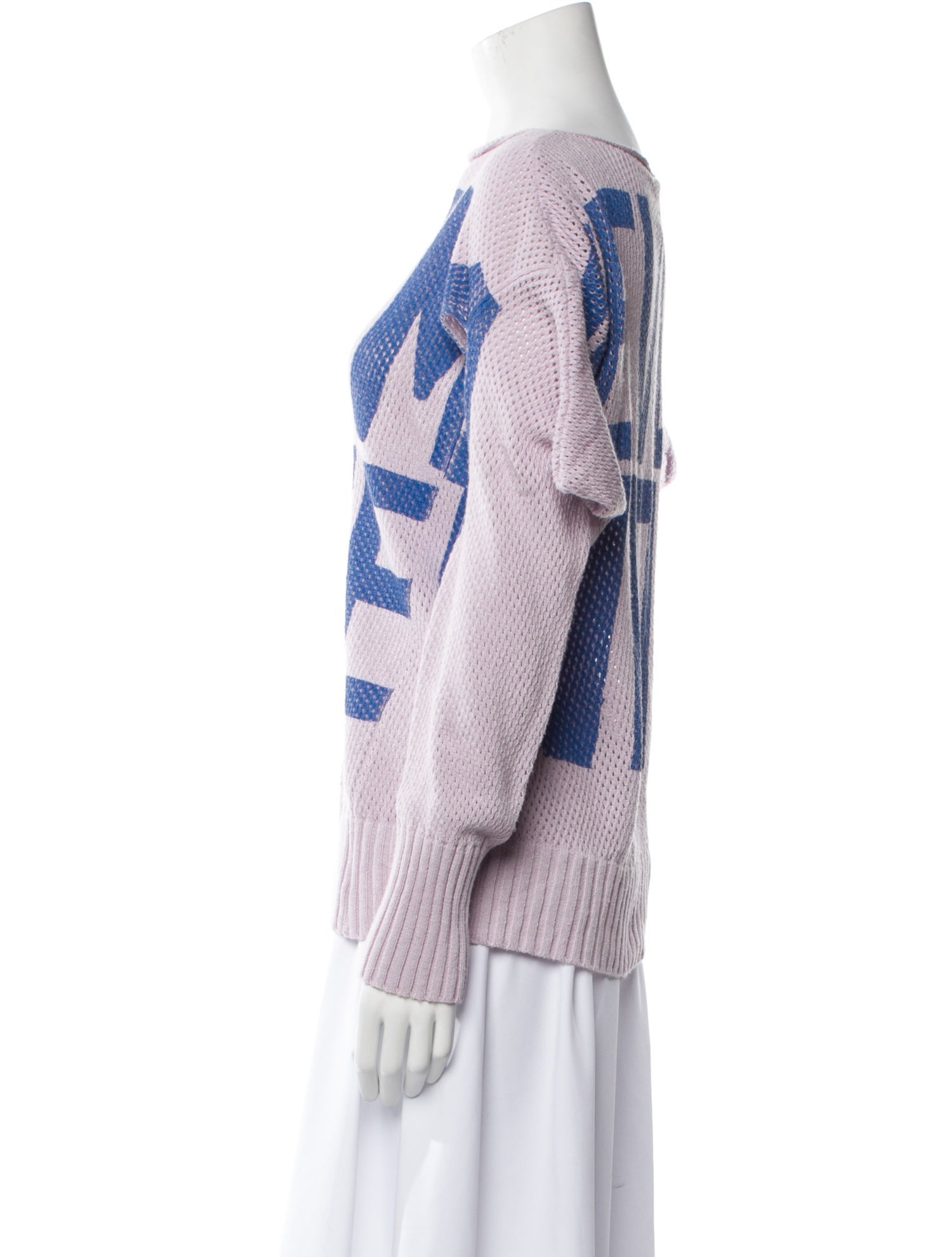 Vivienne Westwood Printed Bateau Neckline Sweater