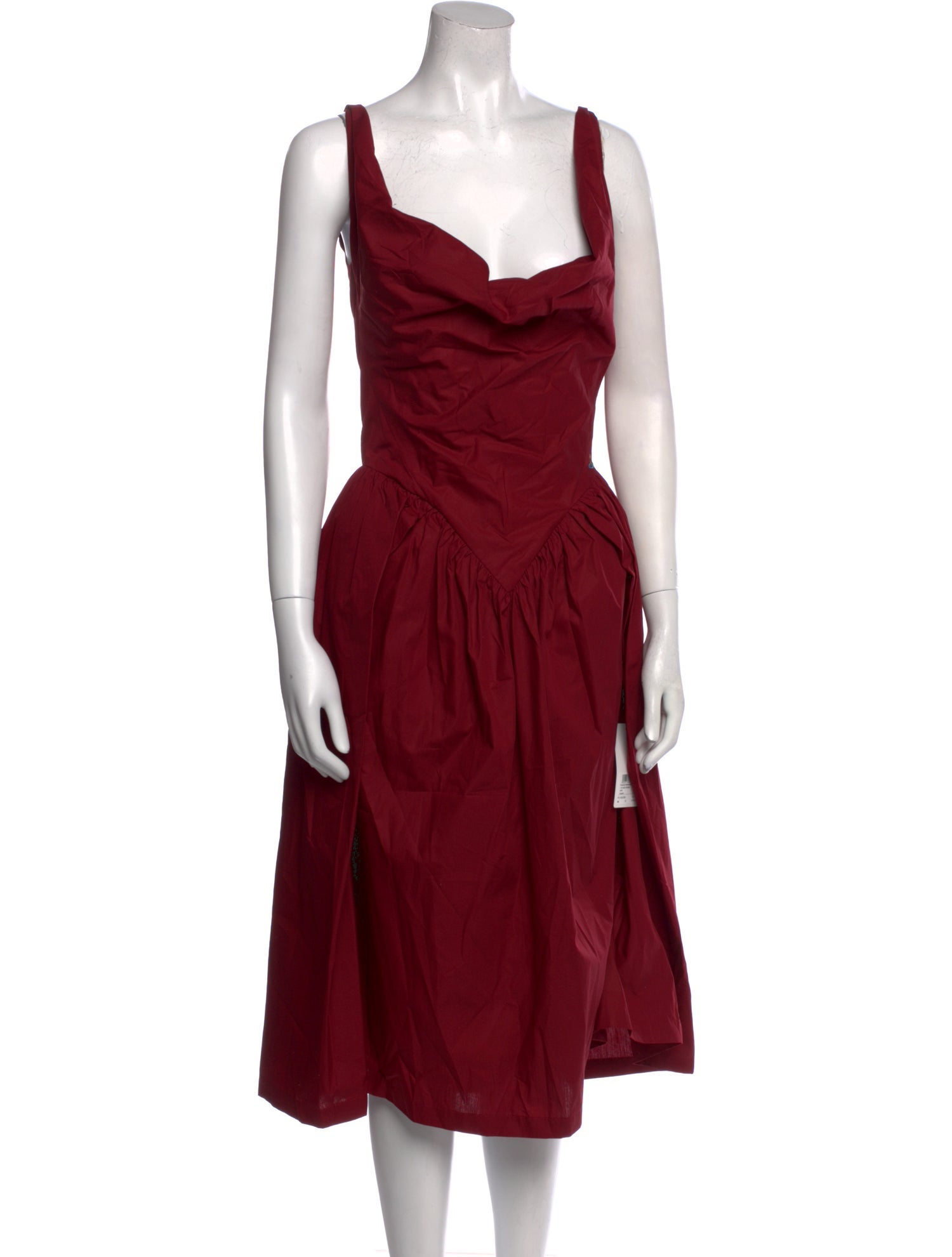Vivienne Westwood Square Neckline Midi Length Dress w/ Tags