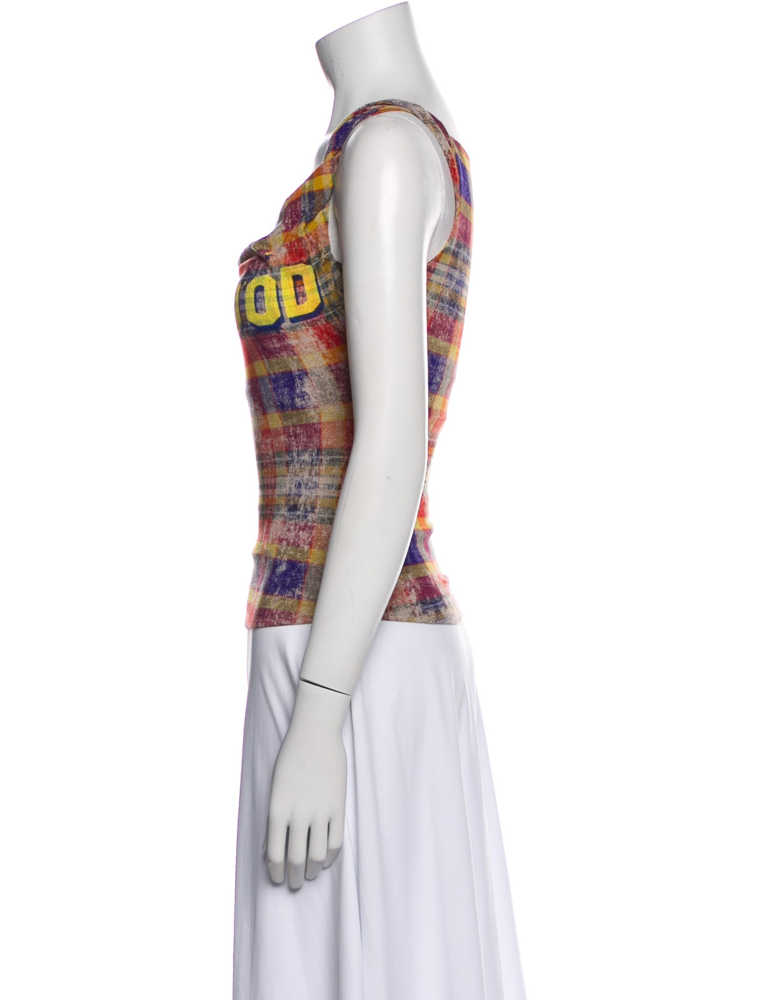 Vivienne Westwood Printed Scoop Neck Top