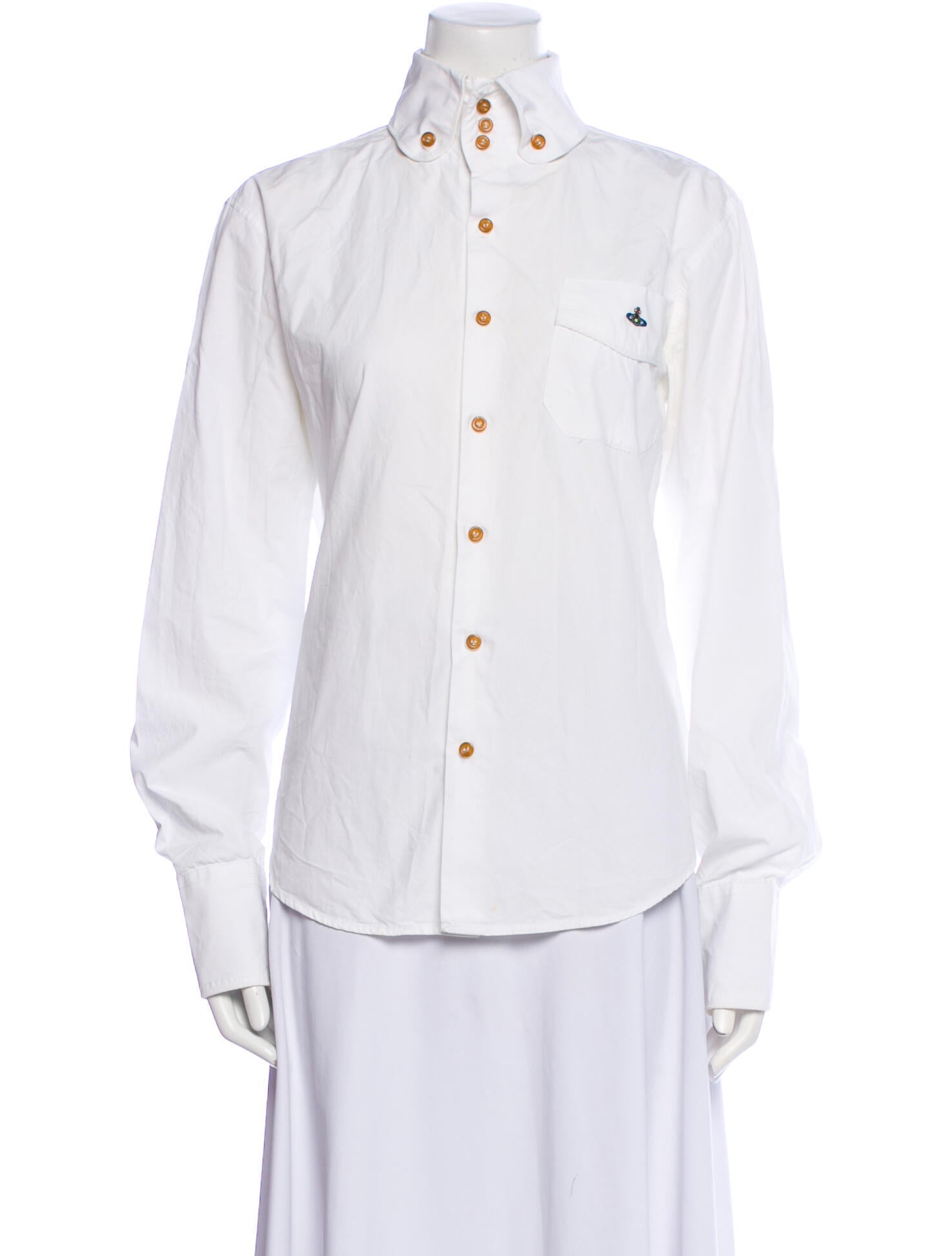 Vivienne Westwood Long Sleeve Button-Up Top