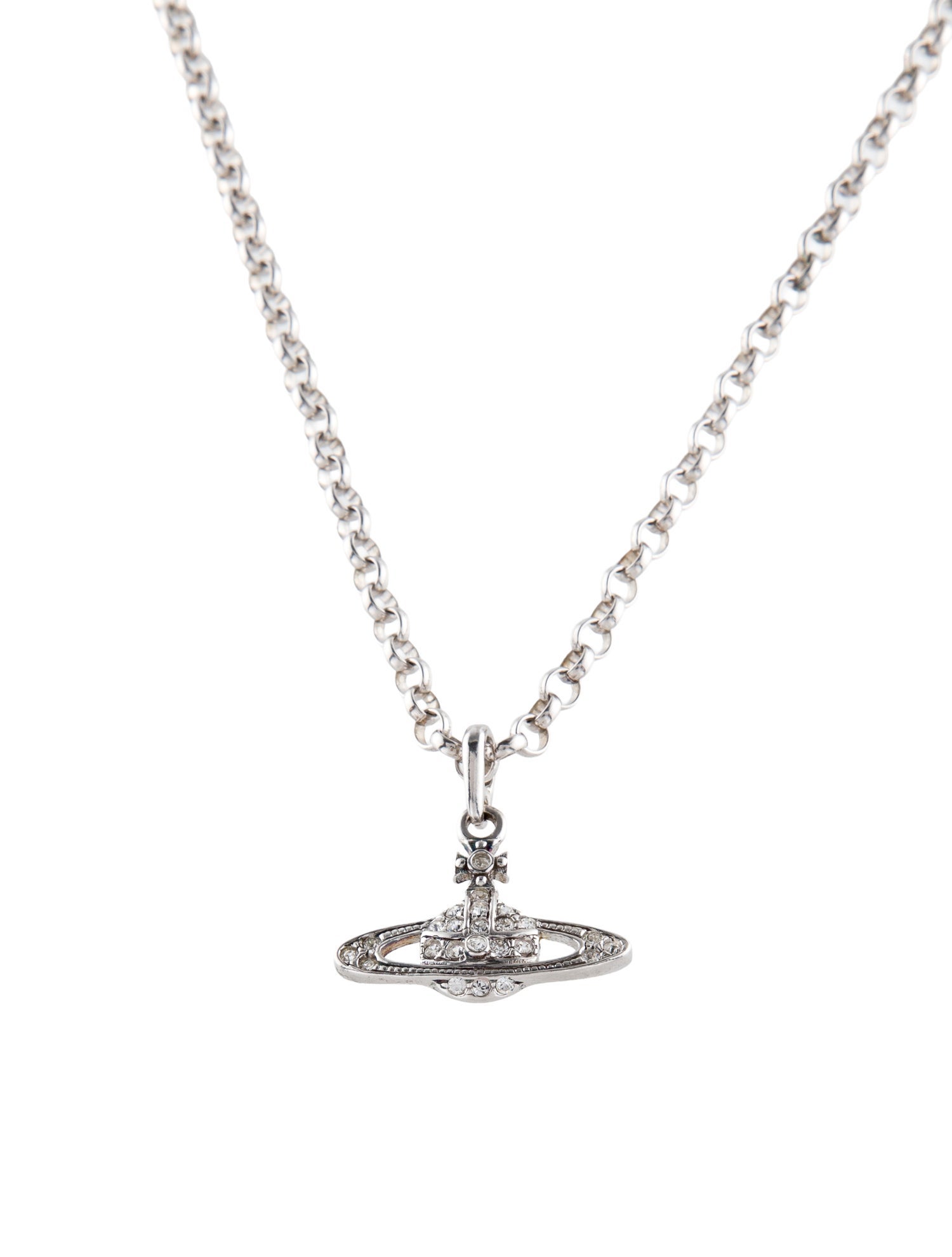Vivienne Westwood Crystal Orb Pendant Necklace