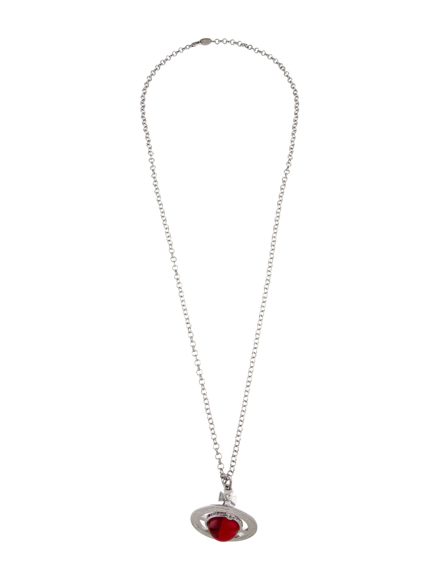 Vivienne Westwood Crystal & Resin Large Orb Pendant Necklace
