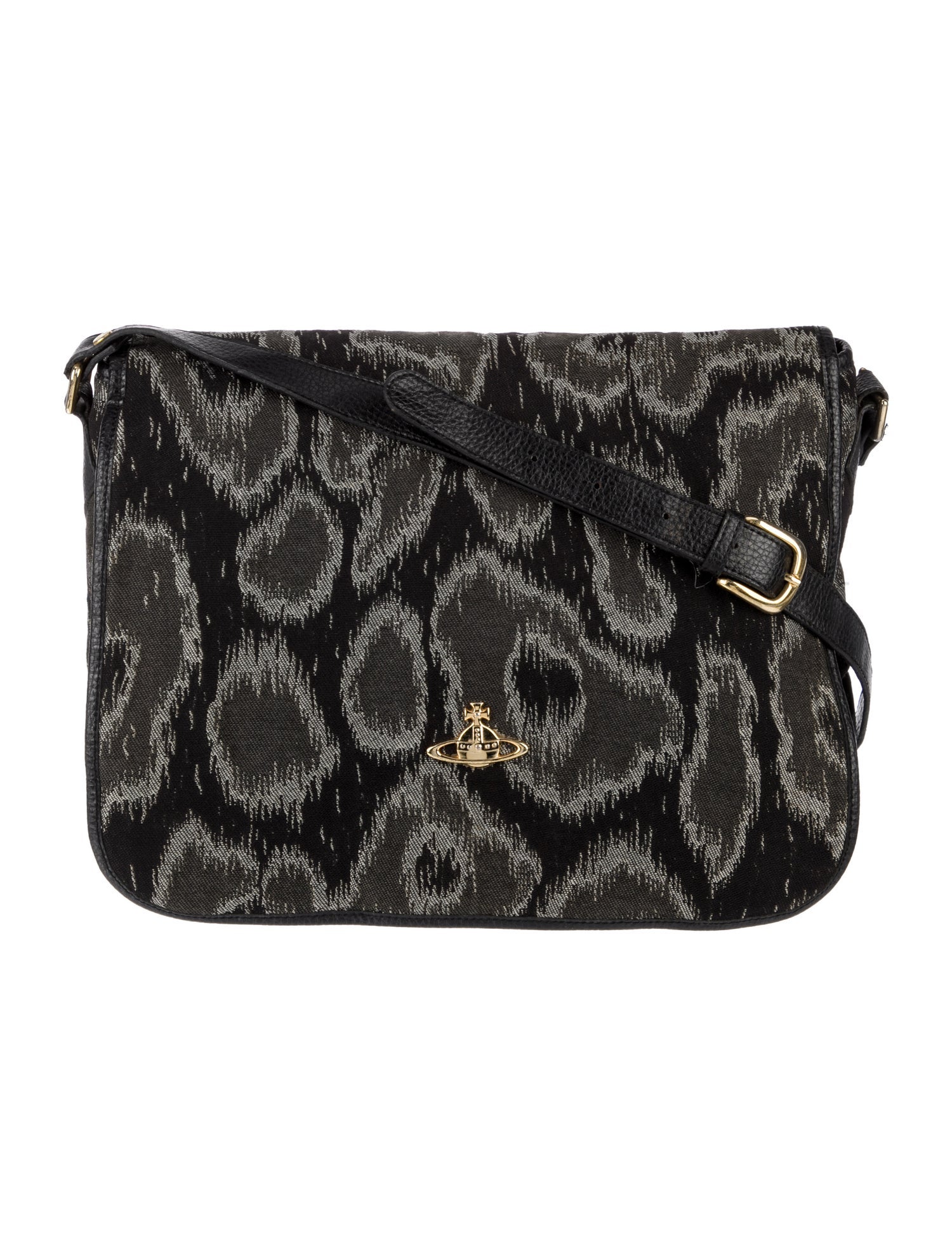 Vivienne Westwood Leather Messenger Bag