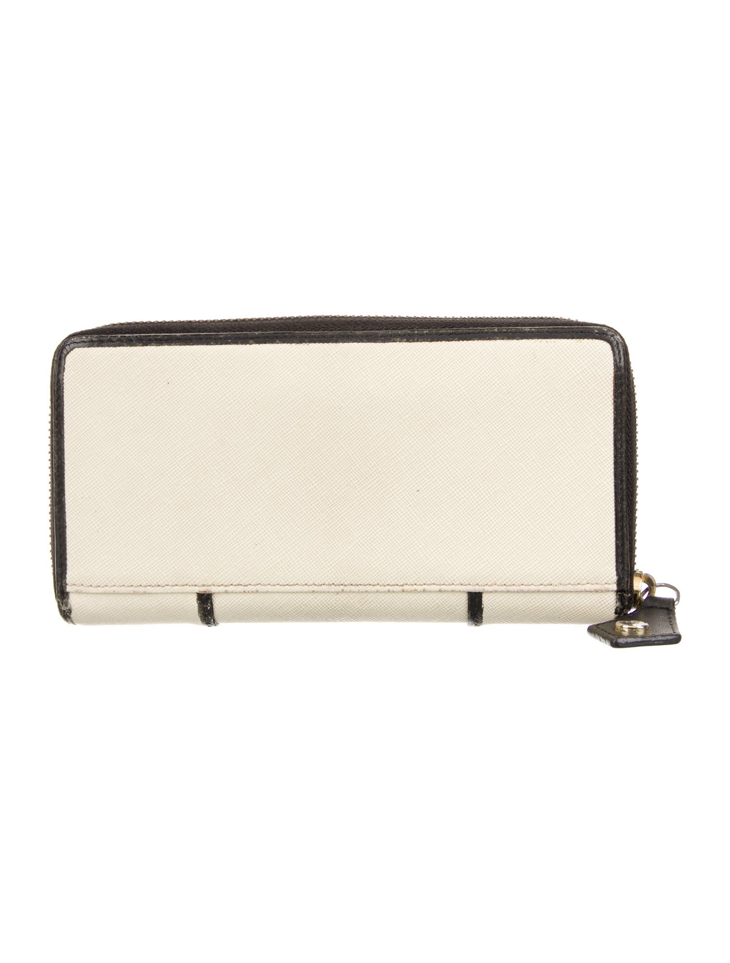 Vivienne Westwood Saffiano Leather Colorblock Pattern Continental Wallet