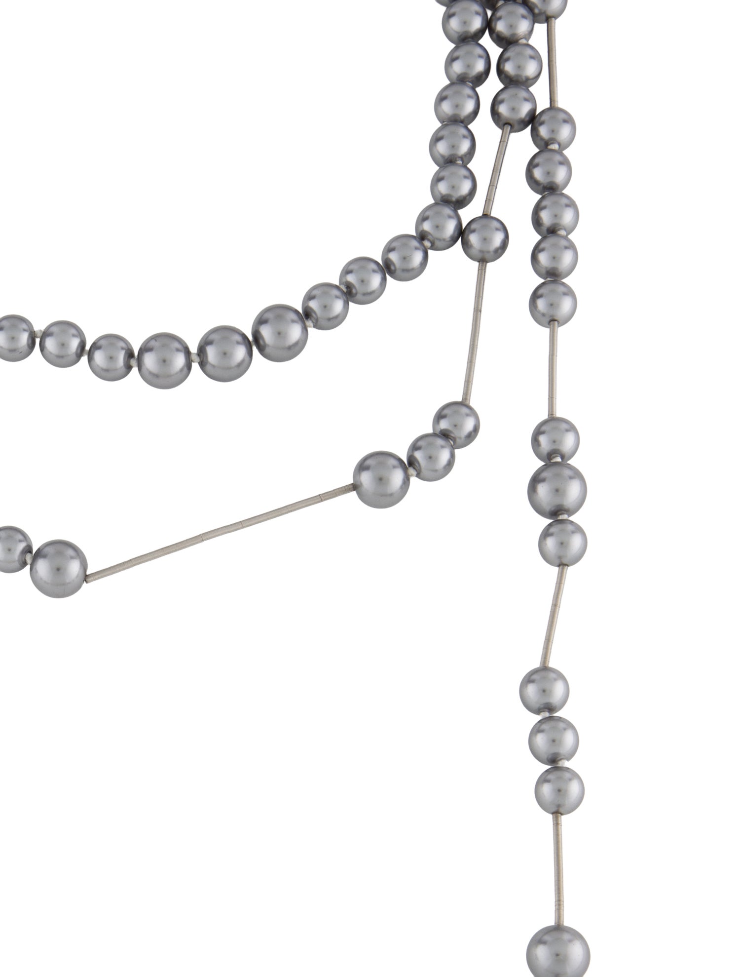Vivienne Westwood Faux Pearl & Crystal 'Broken Pearl' Necklace