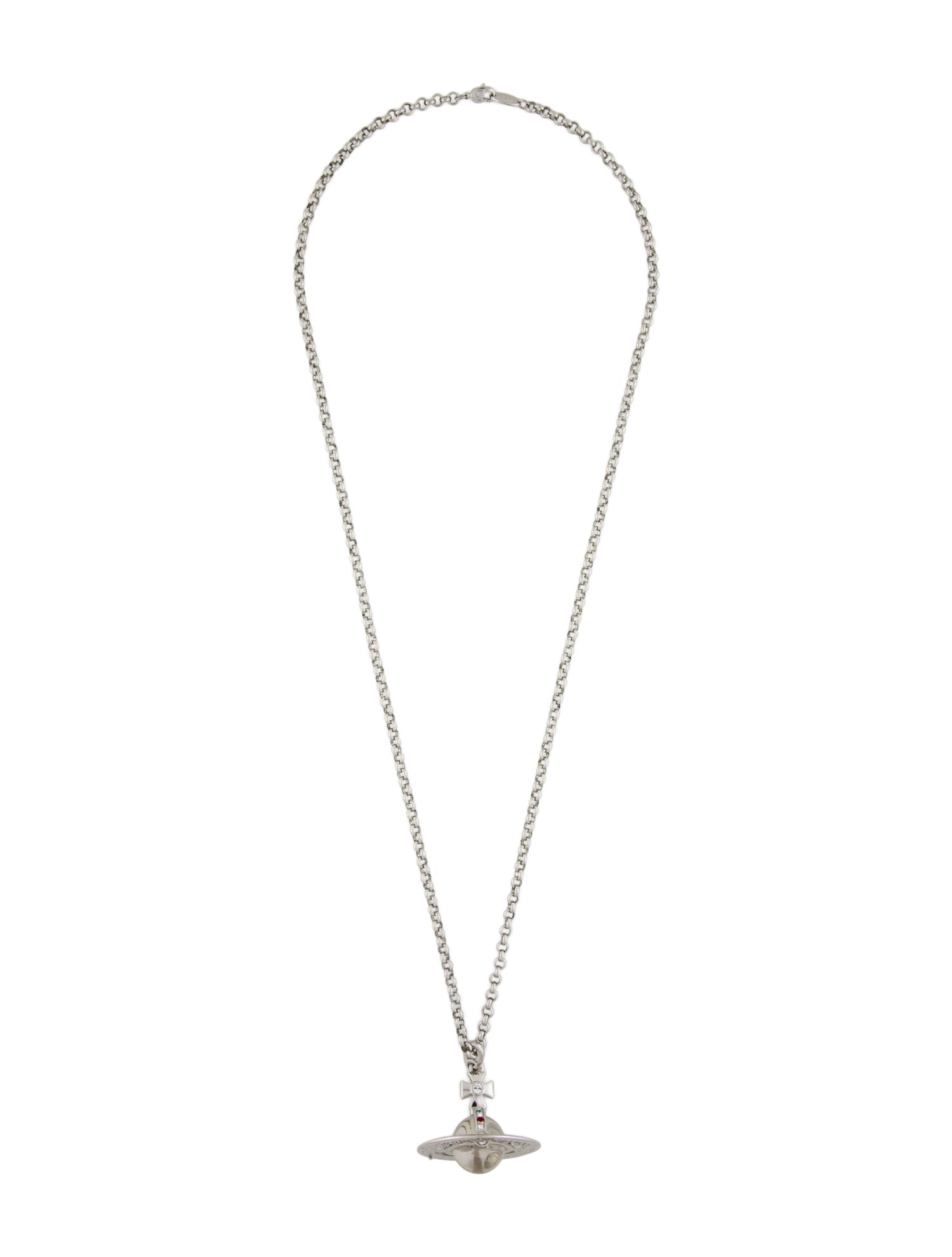 Vivienne Westwood Crystal & Resin Large Orb Pendant Necklace