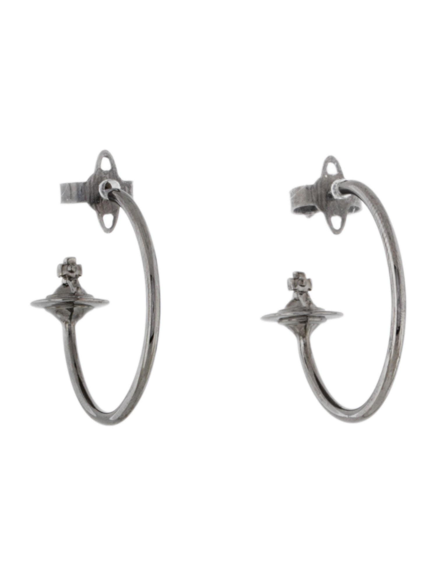 Vivienne Westwood Orb Hoop Earrings
