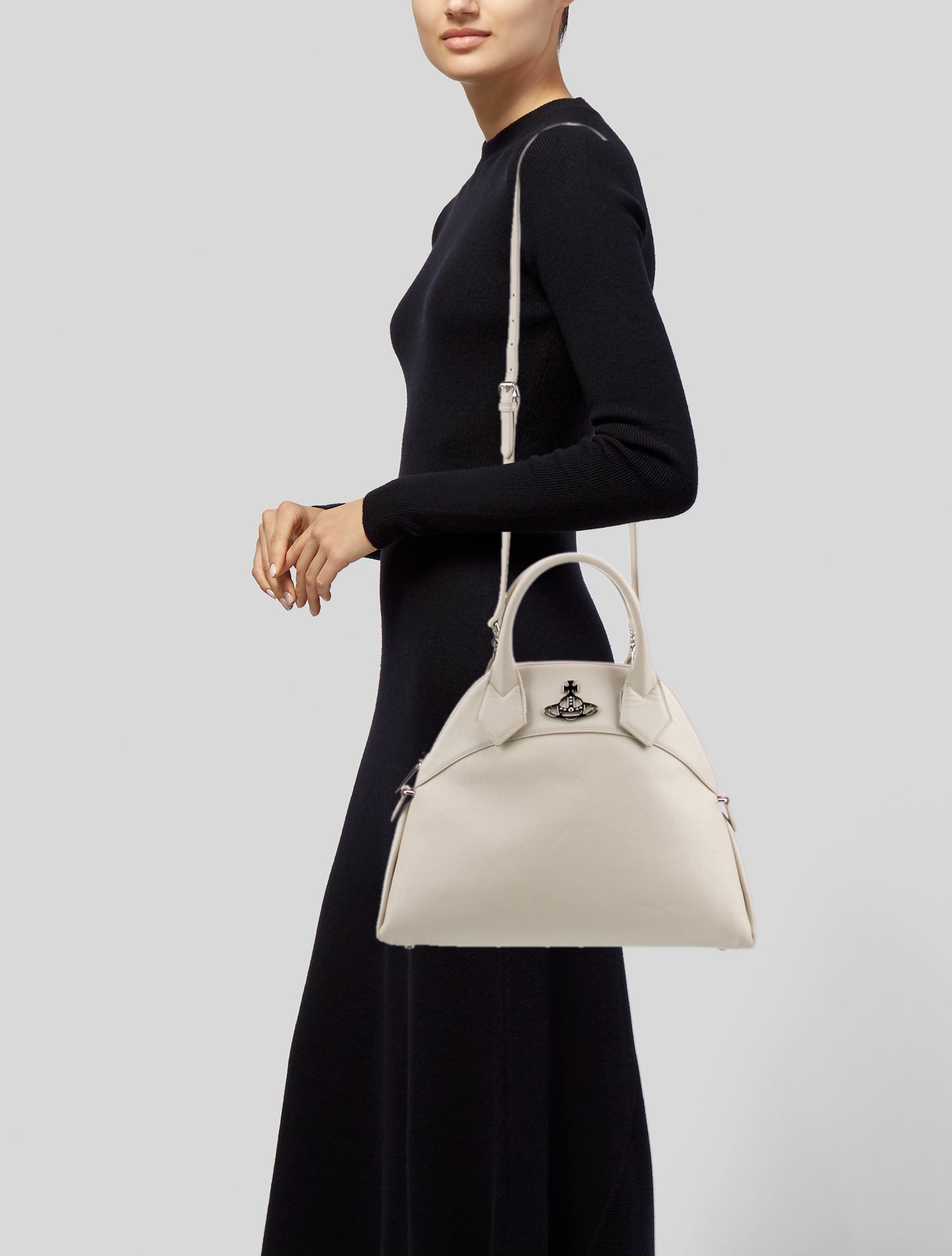 Vivienne Westwood Leather Top Handle Bag