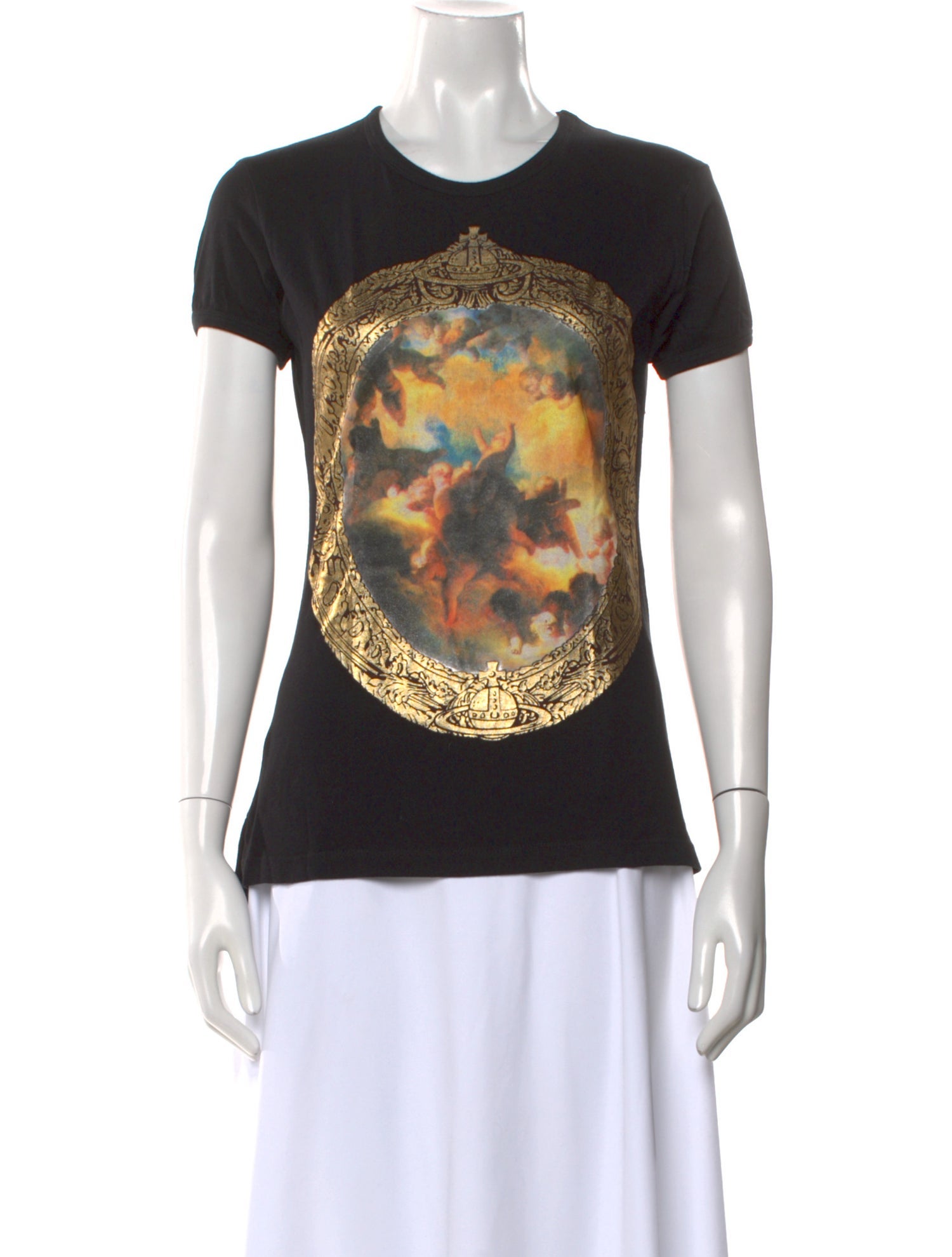 Vivienne Westwood Fragonard Cherub Graphic Print T-Shirt
