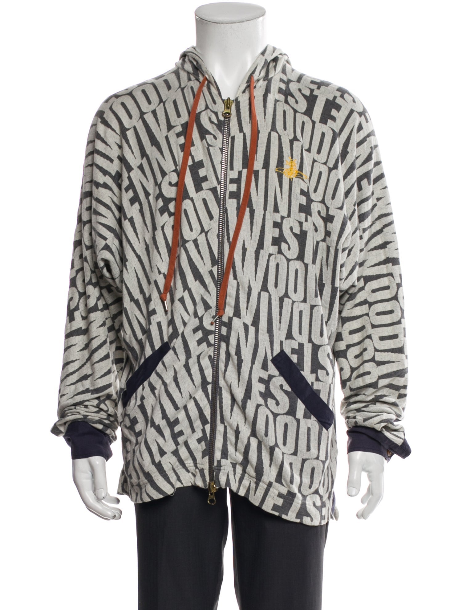 Vivienne Westwood Printed Crew Neck Hoodie