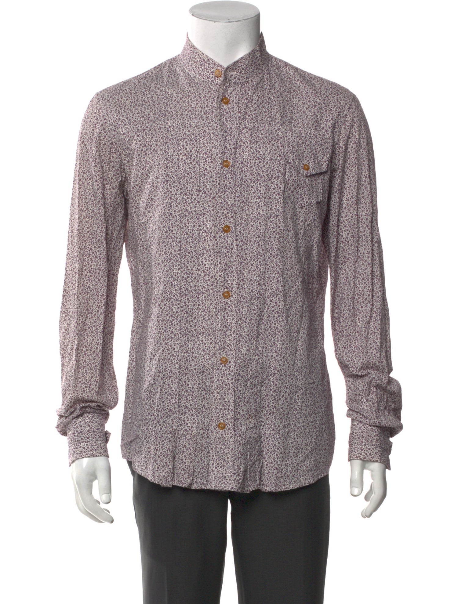 Vivienne Westwood Floral Print Long Sleeve Shirt